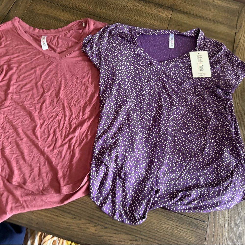 Latched mama nursing shirts and sweatshirt set, all new with tags or like new